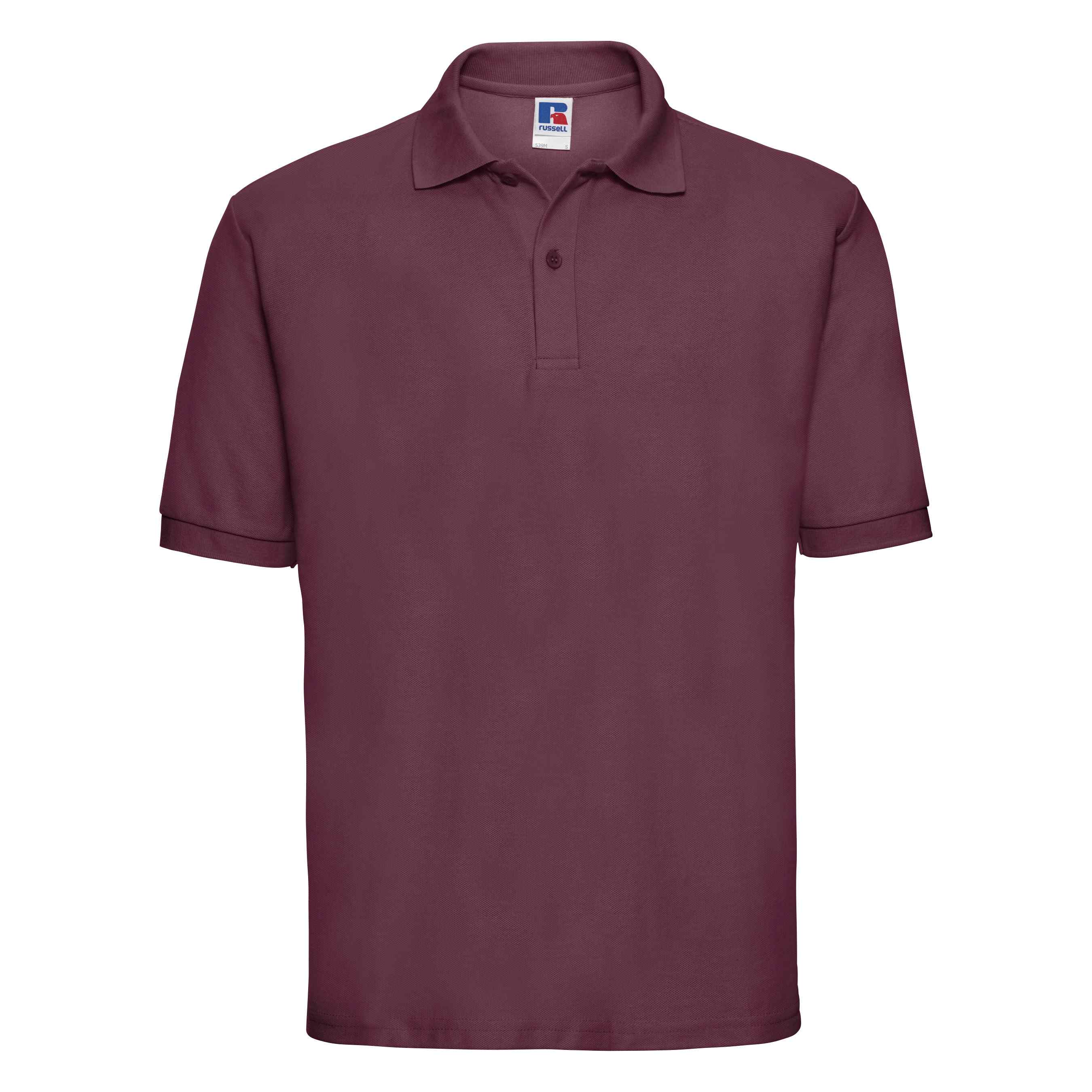 Buy burgundy Classic Polycotton Polo - 539M