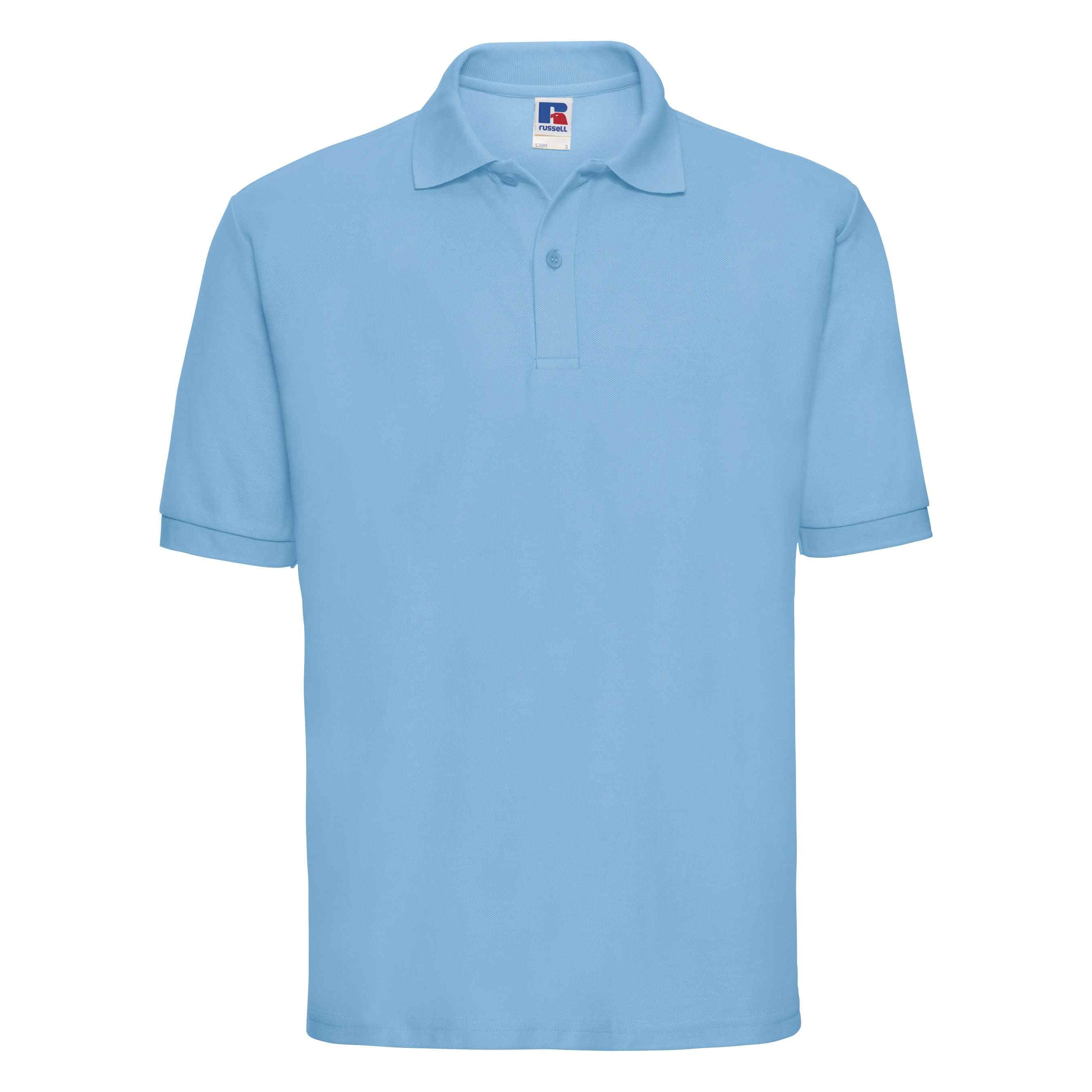 Buy sky-blue Classic Polycotton Polo - 539M