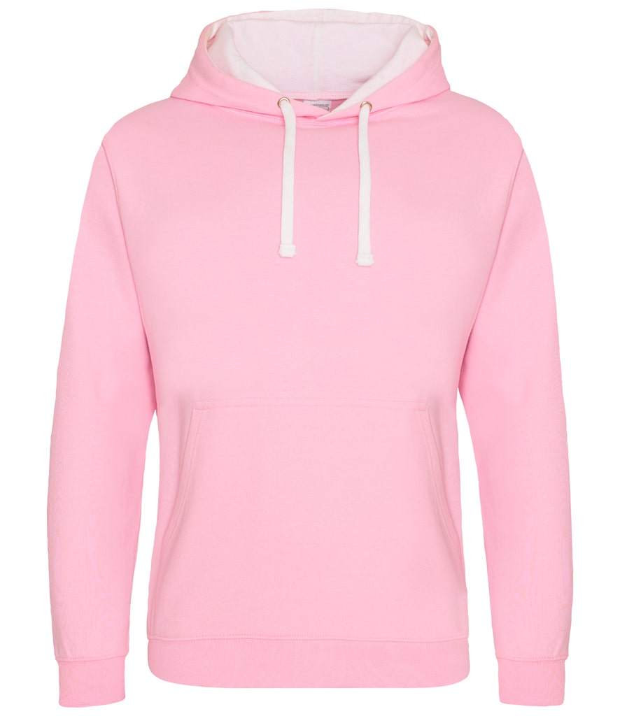 Buy baby-pink-arctic-white College Varsity Hoodie - JH003