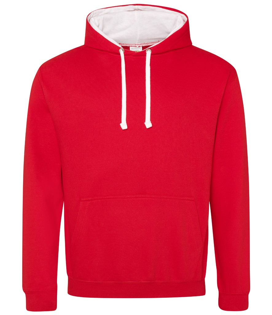 Buy fire-red-arctic-white College Varsity Hoodie - JH003