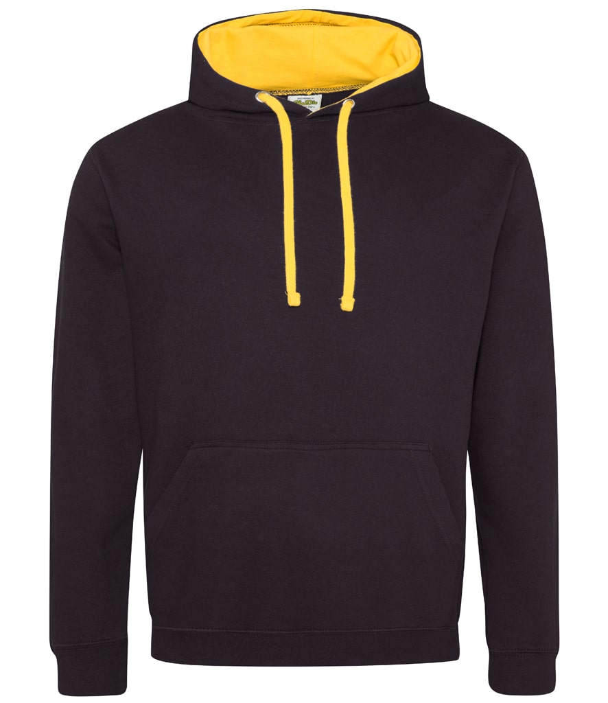 Buy jet-black-gold College Varsity Hoodie - JH003