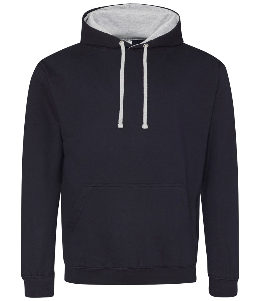 Buy new-french-navy-heather-grey College Varsity Hoodie - JH003