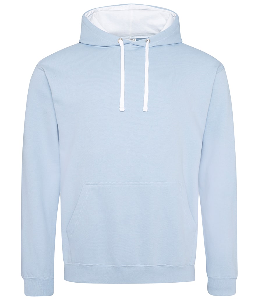 Buy sky-blue-arctic-white College Varsity Hoodie - JH003