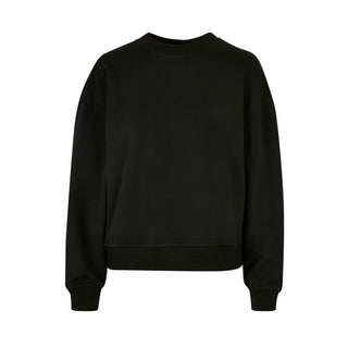 Buy black Women&#39;s Oversized Crew Neck Sweatshirt - BY212